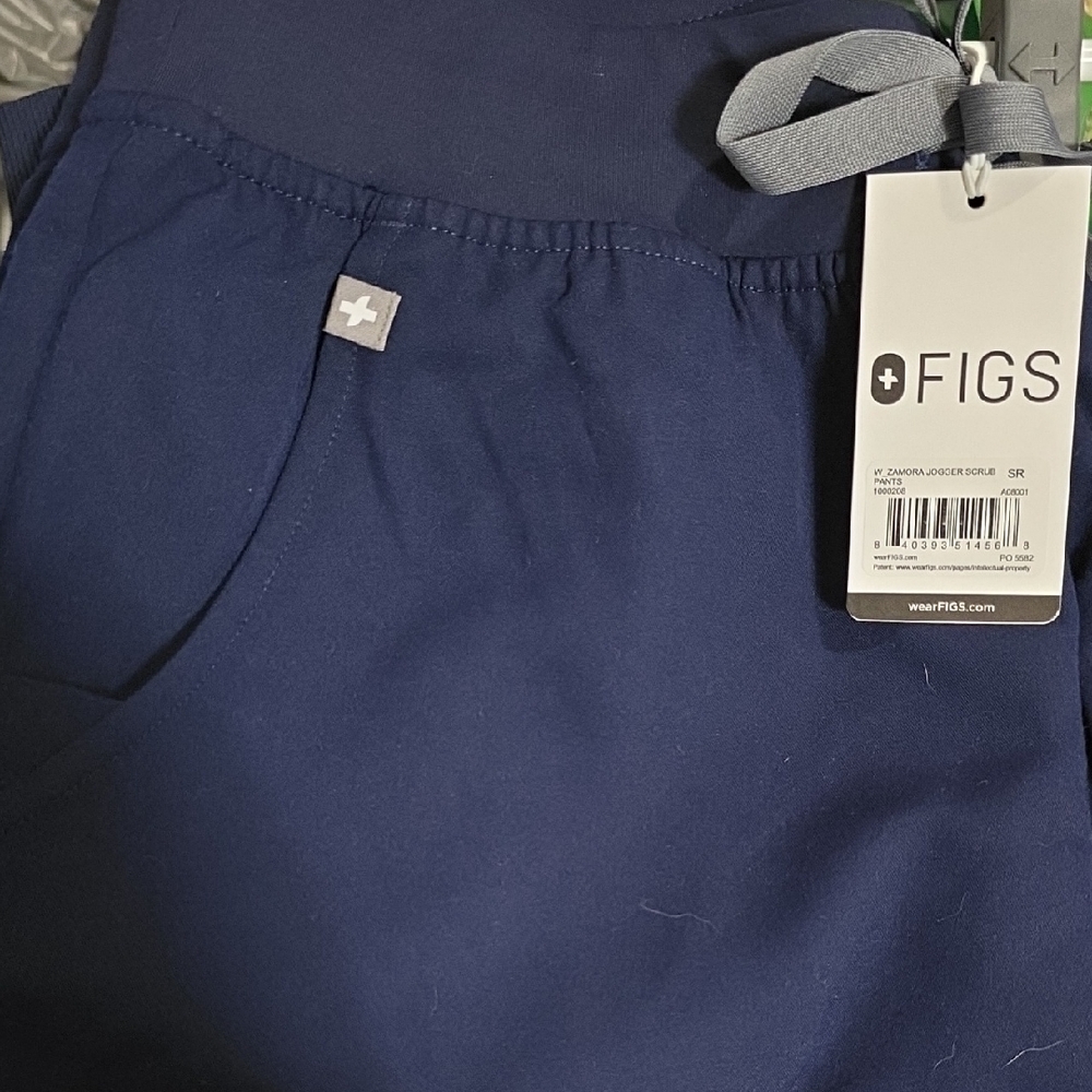 Figs Navy Track Jogger Pants